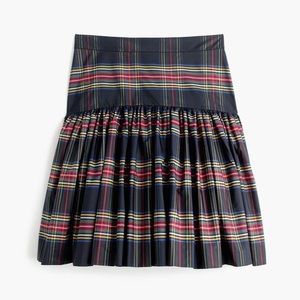J. Crew Taffeta Skirt in Stewart Plaid Sz 2